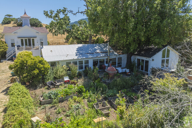 Nicasio Elementary School students enjoy working in their own organic garden.