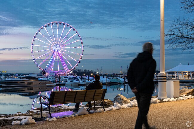The future seems bright for Fort Washington, just like the Capitol Wheel at night.