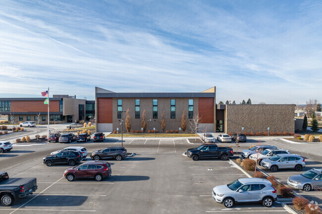 Selkirk Middle School has a modern construction design.