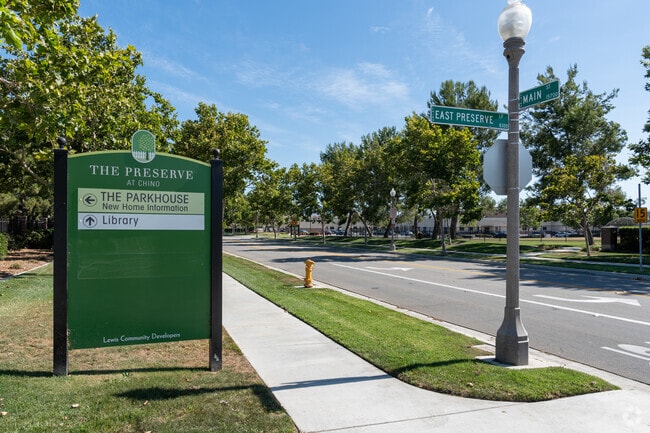 The Preserve is a newly built community located in the Chino Hills area.