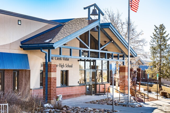 Cripple Creek Junior/Senior High School serves grades 6–12 with small class sizes.