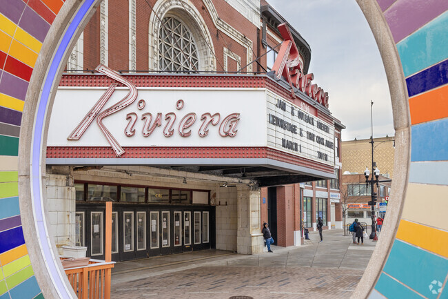 The Riviera is major landmark music venue that attracts major headliners to Sheridan Park.