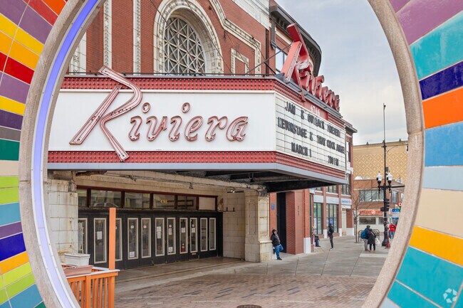 The Riviera is major landmark music venue that attracts major headliners to Sheridan Park.