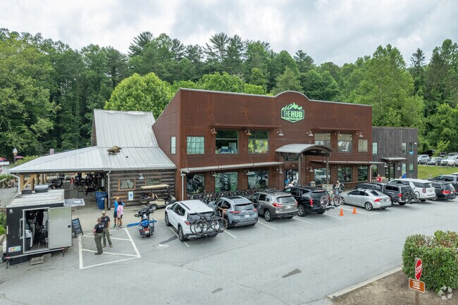 Penrose residents can buy outdoor equipment and gear at the Hub.