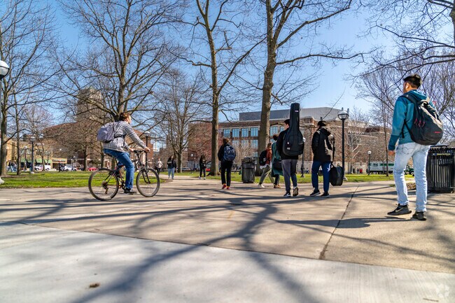 University of Michigan students can walk to campus from the North Burns Park neighborhood.
