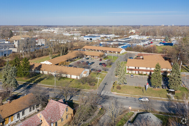 Aerial View of Clair Commons