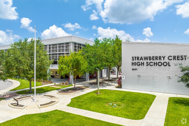 Strawberry Crest opened in 2009 to relieve the over-population of the surrounding High Schools.