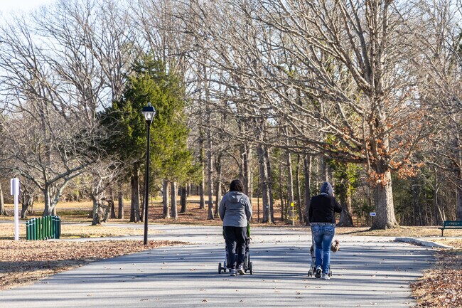 The paved trails of the Lexington Manor Passive Park are a favorite place in Lexington Park to take a walk.