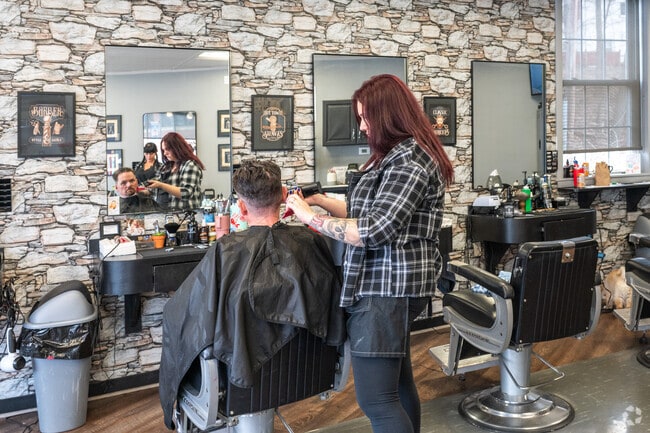 Residents of Hillside Street rely on the experts at Mackie's Barber Shop for a fresh haircut.