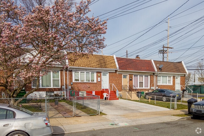 Single family row homes account for most of the housing in Morgan Village.