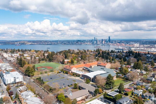 West Seattle High School has a spacious campus.