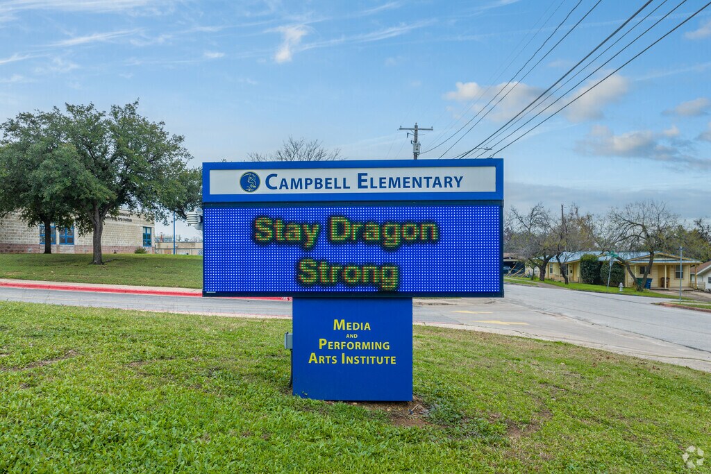 Campbell Elementary School, Austin, inspires students through innovative and engaging education.