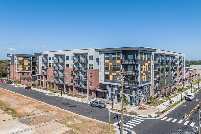 Explore The Artreaux apartment building on Innovation Quarter's north end.