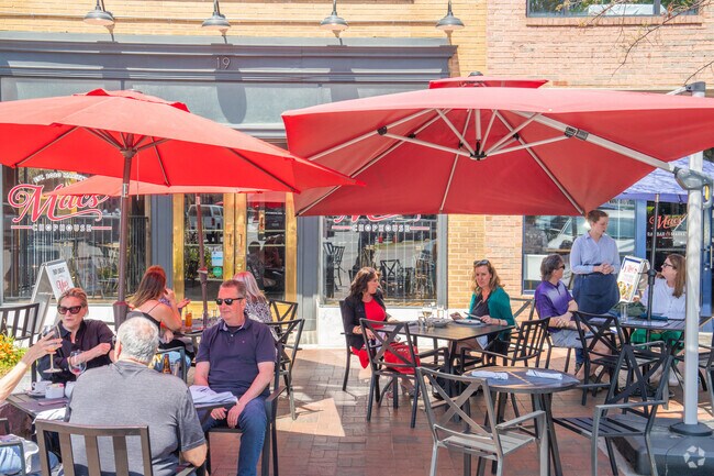 Residents enjoy upscale dining at Mac's Chophouse in Downtown Marietta.