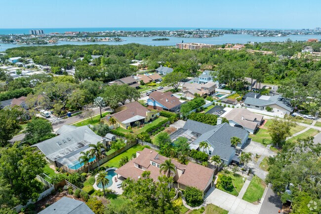 Spacious yards allow families to stretch out in Largo Meadows Park.