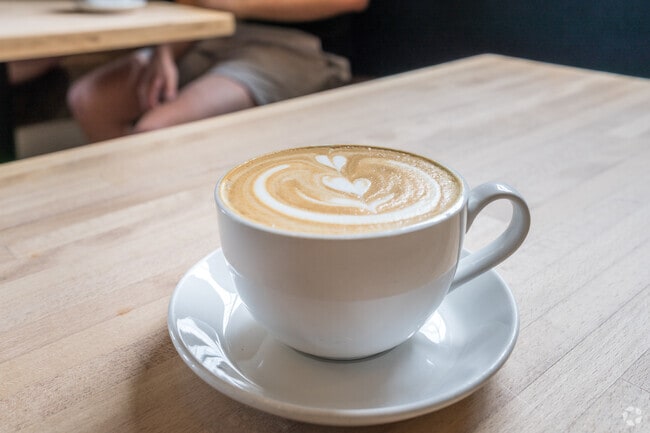 Enjoy a latte or other delicious craft drinks at Sweet Donkey Coffee House.