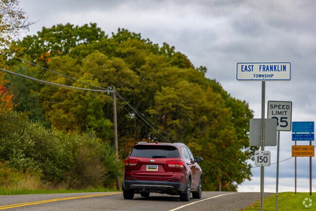 East Franklin Township offers both rural and suburban living along the Allegheny River valley.