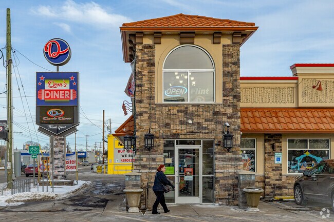 Dom's Diner is a local favorite for delicious comfort foods just outside of Mott Park.