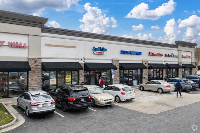 Residents of South Fulton enjoy dining and shopping at various small businesses.