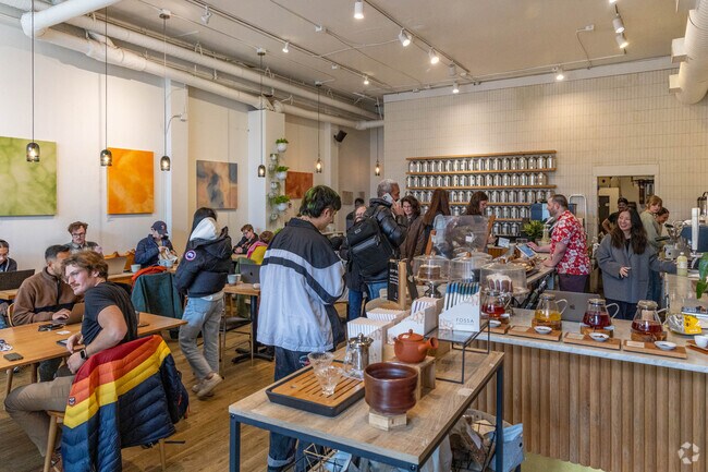 Miro Tea along Ballard Ave NW is the perfect spot to get tasty tea and chill out with friends.