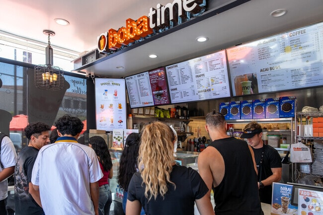 Customers at It's Boba Time appreciate the diverse menu, which includes options like acai bowls, frappes, slushes, and shaved ice, catering to a wide range of tastes and preferences.