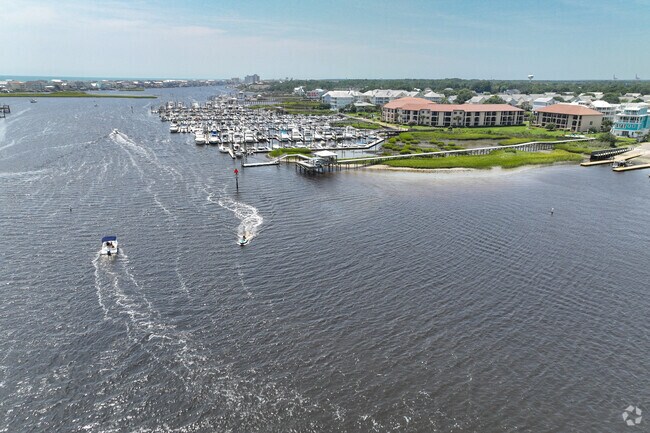 Marinas along the Intracoastal serve Sea Breeze boaters.