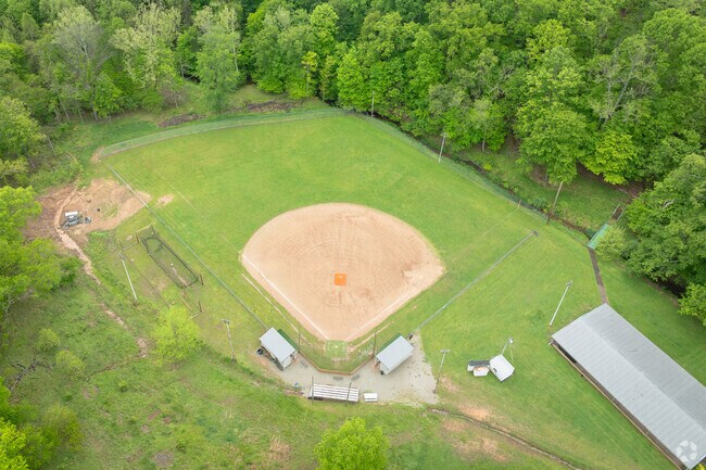 DuPont Employee Recreation Center Park features a baseball diamond for Washington players.