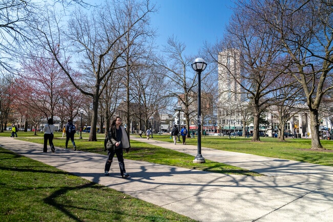 Ann Arbor is home to the University of Michigan, which is located throughout the city.