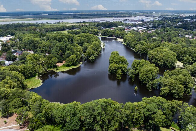 Greenfield Park Lake is were residents go to relax.