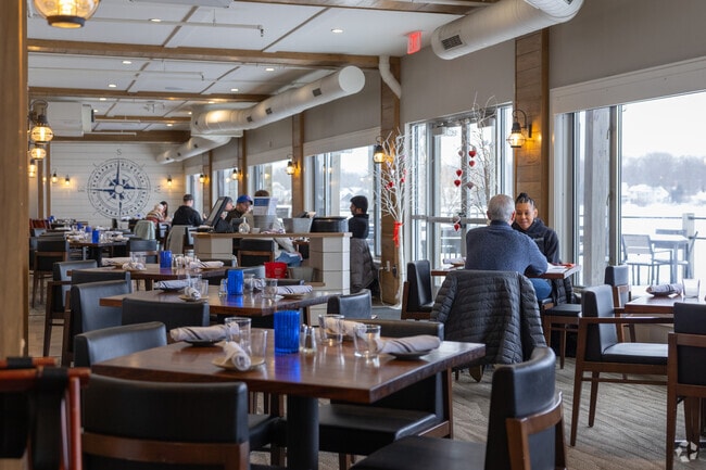 The Cove is a popular bistro on the edge of West Lake in Portage, MI.