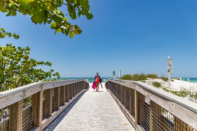 Plenty of beach access for residents of Indian Shores.