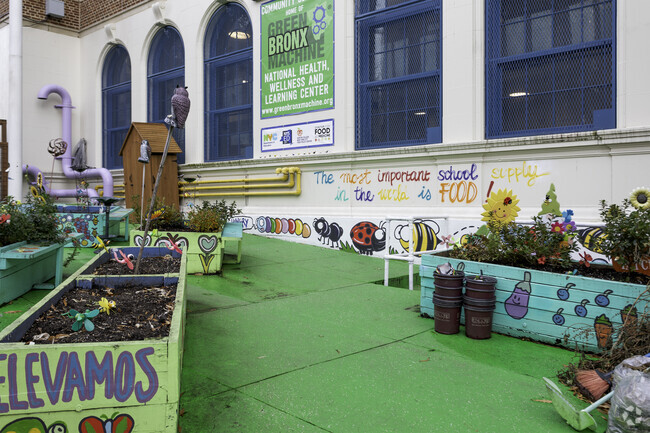 P.S. 55 Beanjamin Franklin works with students on discovering and growing healthy food solutions