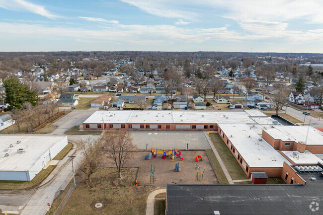 Elmwood Primary Learning Center has a large playground area.