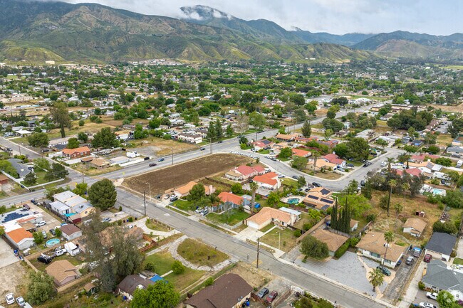 Aerial view of Arrowhead Farms neighborhood.