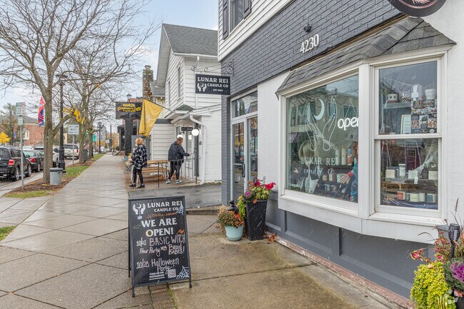 Orchard Park's Main Street offers an eclectic variety of businesses.