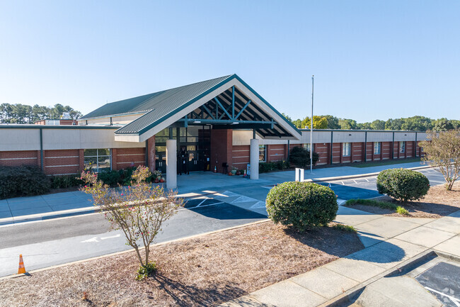 County Line Elementary School can be found at 334 Rockwell Church Rd NW, Winder.