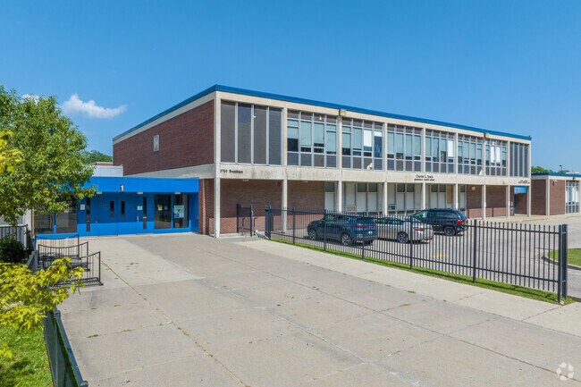 Charles L. Spain Elementary - Middle School serves Detroit students.