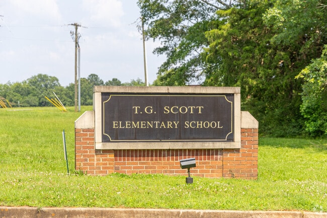 The T.G. Scott Elementary School located in Forsyth, GA.