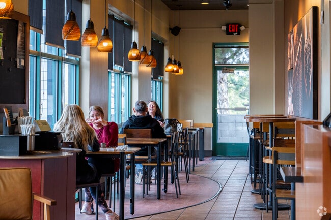 For those who fancy a Starbucks, the store closest to Juniper Trails has an inviting interior.