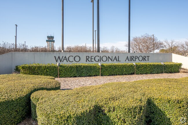 Waco Regional Airport is a short drive from Woodway.