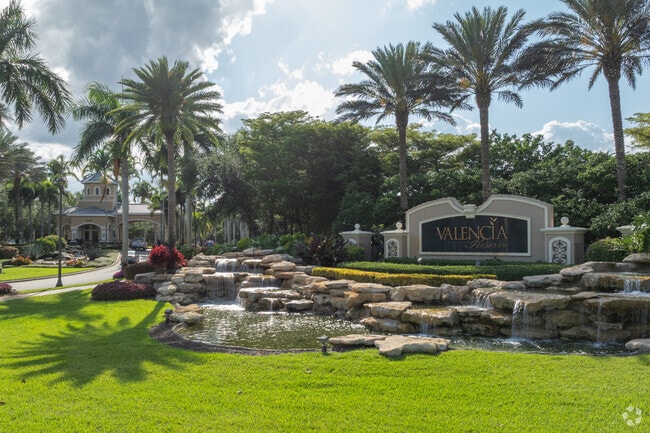 Valencia Reserve has a grand entrance with a fully equipped security guard.