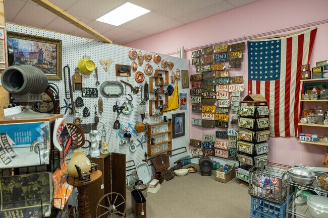 Come to Alley Cat Antiques in downtown Kendallville for all your vintage treasures.