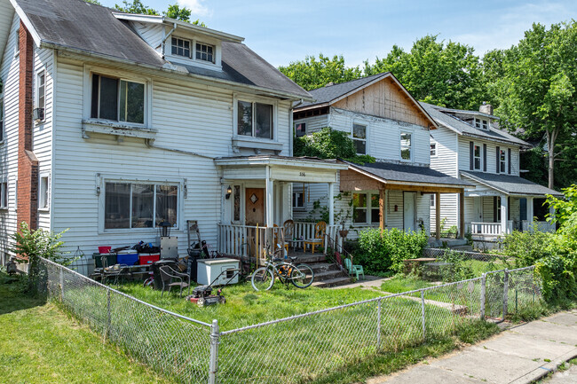 Carillon's homes are primarily two-story frame houses and brick cape cods.