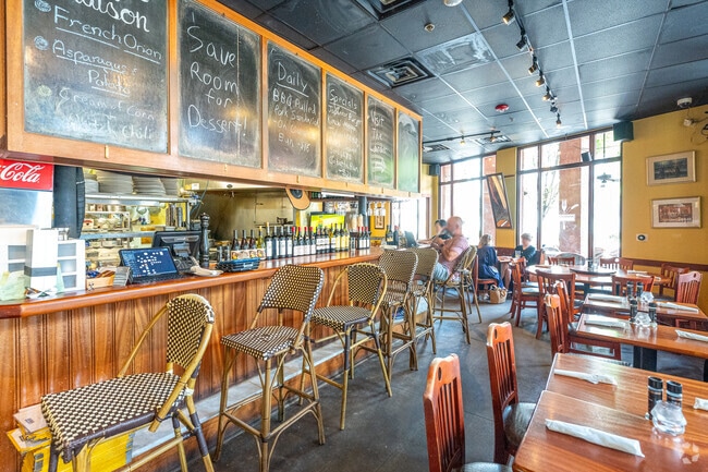 Enjoy a meal with a wide wine selection at Manuel's Bread Cafe in Hammond's Ferry.