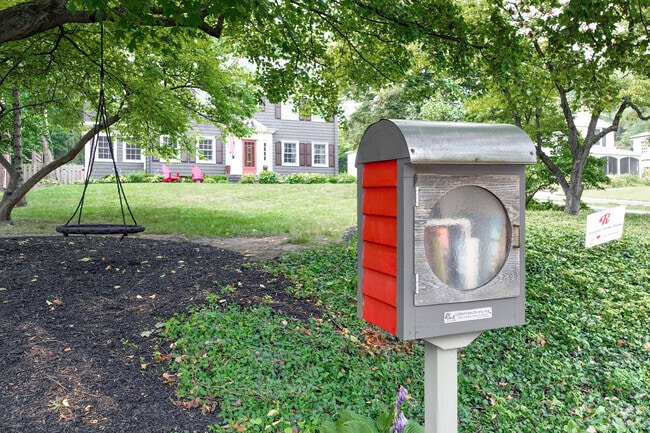 Little libraries are popular small book-sharing sites in Meridian-Kessler, Indianapolis.