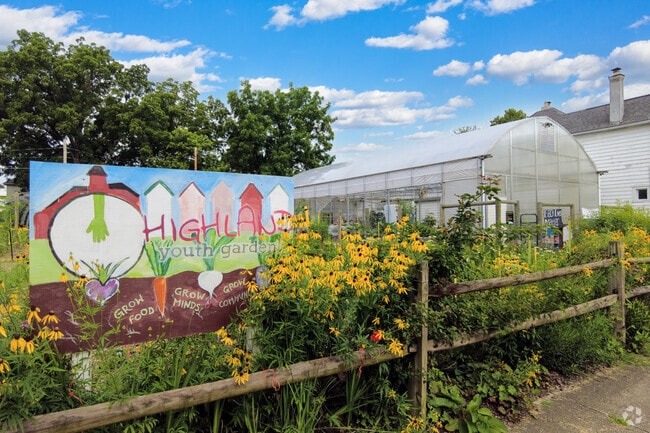 Locals enjoy the Highland Youth Garden in Central Hilltop.