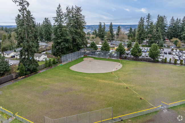 Moorlands Elementary School baseball field.