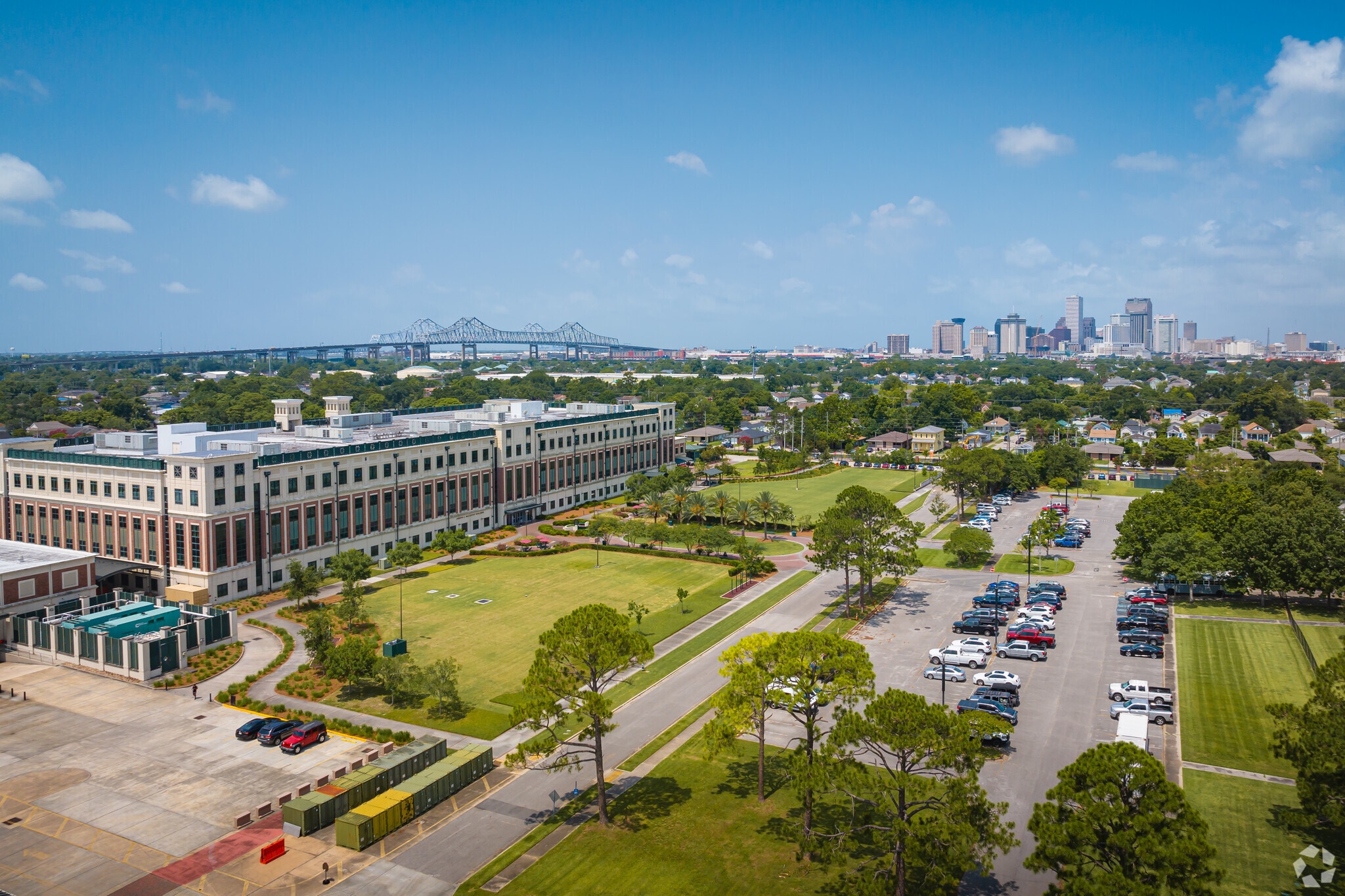 New Orleans Military and Maritime Academy in Behrman has an incredible campus view.