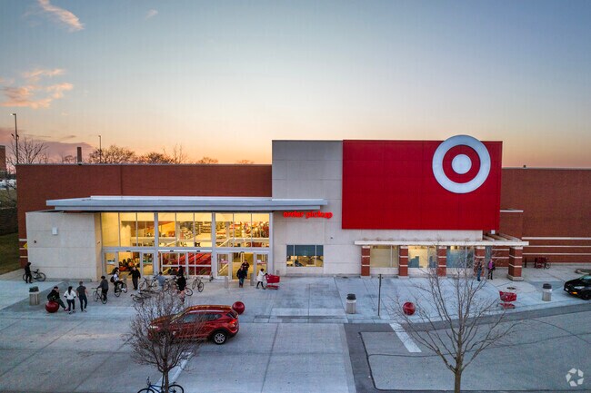 Shoppers of Belmont Central can head to Target, located in Bricktown Square.