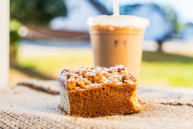 Iced coffee and sweet treats, a match made in Yorktown heaven.